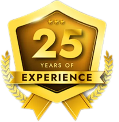 25+ Years Experience